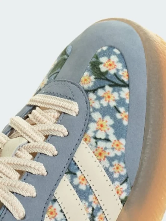 Women's Adidas x Liberty London Sambae 'Blue Cream White' - Picture 6 of 16